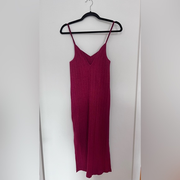 Vintage red sparkly slip dress in size small - Picture 3 of 3